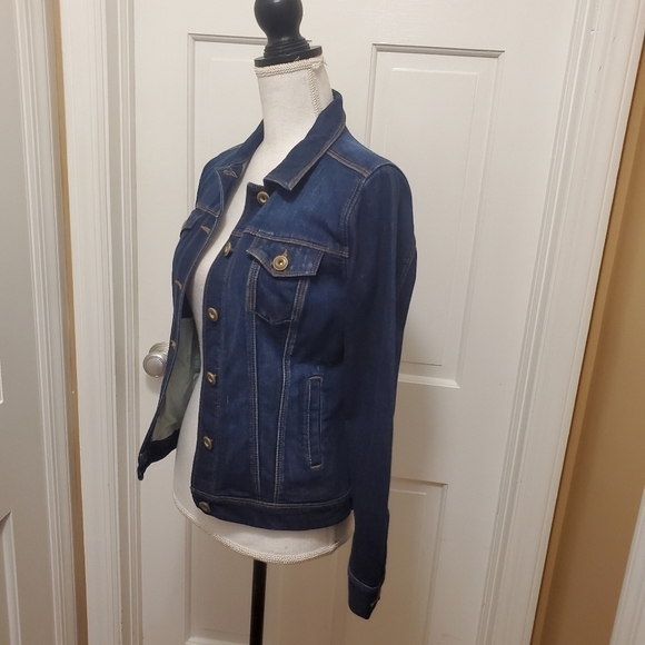 CAbi Blue Denim Jean Jacket Size XS - Picture 4 of 13
